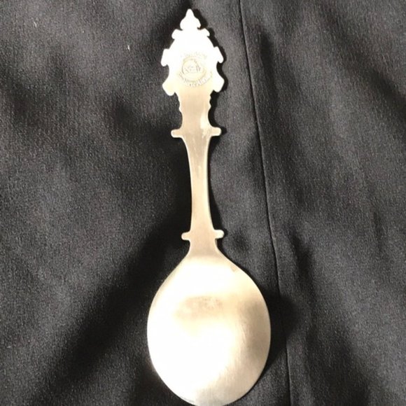 Vintage 1986 German Schloss Linderhof annual tin Zinn spoon collector limited - Picture 5 of 9
